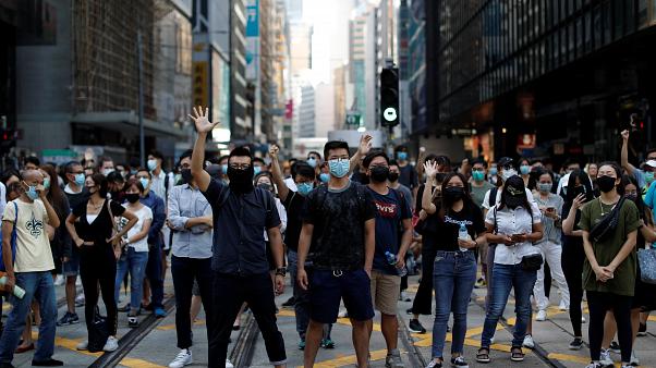 Más de 200 detenidos en una nueva jornada de protestas en Hong&nbsp;Kong