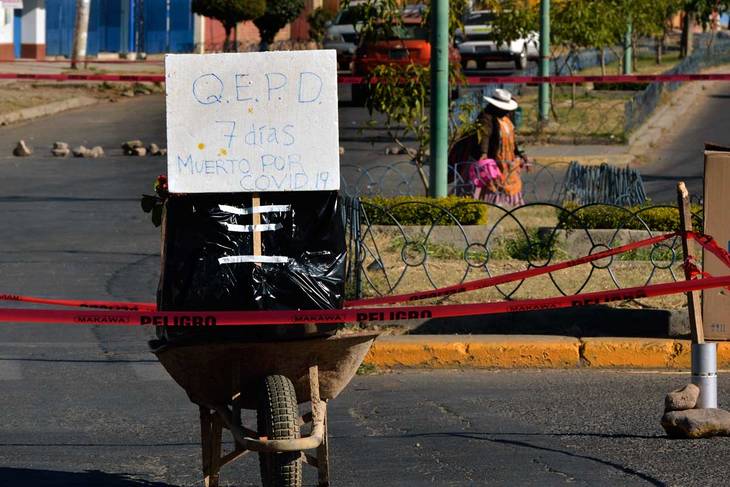 Bolivia se asfixia encerrada entre la dictadura y el&nbsp;coronavirus