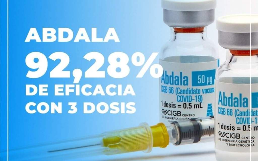 Vacuna cubana «Abdala» es 92% eficaz contra el&nbsp;covid-19