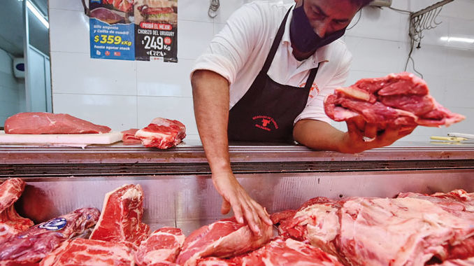 Otro aumento: Carne con hueso subió  $8 por&nbsp;kilo