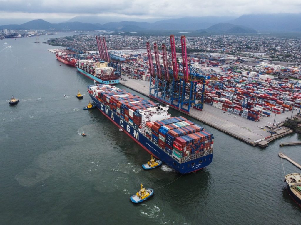 Brasil bate récord de carga portuaria en 2024, según&nbsp;Antaq