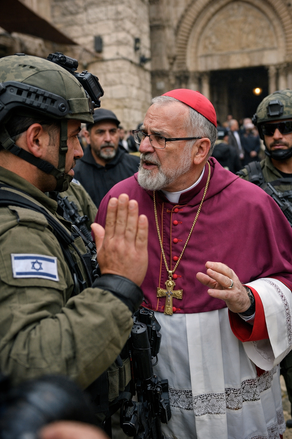 Israel impide por primera vez en siglos la entrada del Patriarca a Jerusalén en plena Semana Santa